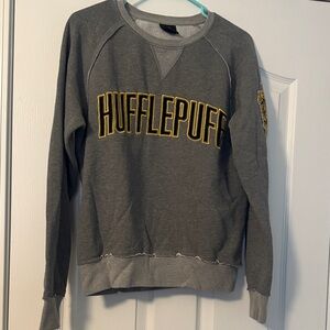 Unisex Gray Hufflepuff Sweatshirt